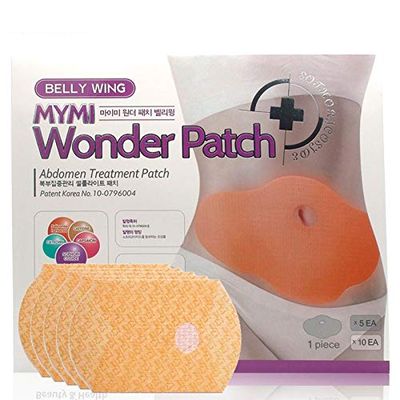 Davitu 5PCS/Box Navel Stick Slim Patch Slimming Cellulite Fat Burning Abdomen Belly Magnetic Patches Det ox Adhesive Sheet - (Size: 5PCS)