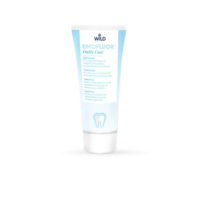 Emofluor Daily Care Toothpaste, for Daily Care of Sensitive Teeth, with stabilised stannous Fluoride