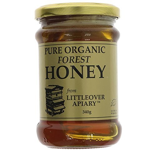 Littleover Apiaries Organic Forest Honey 340g (Pack of 6)
