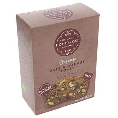 Honeyrose Date & Walnut Toast 110g (Pack of 6)
