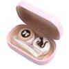 Cute Contact Lens Cases, Cat Contact Lens Soak Storage Box, Portable Pink Contact Lens Holder with Tweezers for Travel Kit (Pink Case Cat) view 1