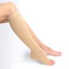 ActiLymph Class 1 Below Knee Open Toe Compression Stockings 18-21 mmHg (Sand, Small) view 3