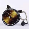 Wheelchair Spoke Guards (one Pair) - Fits 52,51 to 53,50 cm Outer Diameter Handrims with Flat Brackets - 'Voyager Golden Record' view 2
