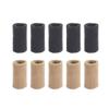 10Pcs/Set Finger Sleeves Support Thumb Braces Elastic Compression Protector Braces to Relieve Pain Calluses Arthritis, Black/Beige/Blue (2) view 2