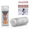 Anbbas Synthetic Badger Shaving Brush with Resin Handle,Nylon Bristles Hair Lathering Foam Brush for Men Travel Professional Wet Shaving(Amber,24 mm Knot) view 4