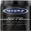 NIVEA MEN Deep Control Shaving Gel in Pack of 6 (6 x 200 ml), Shaving Gel for a Comfortable Shave, Shaving Gel for Men with Black Carbon view 1