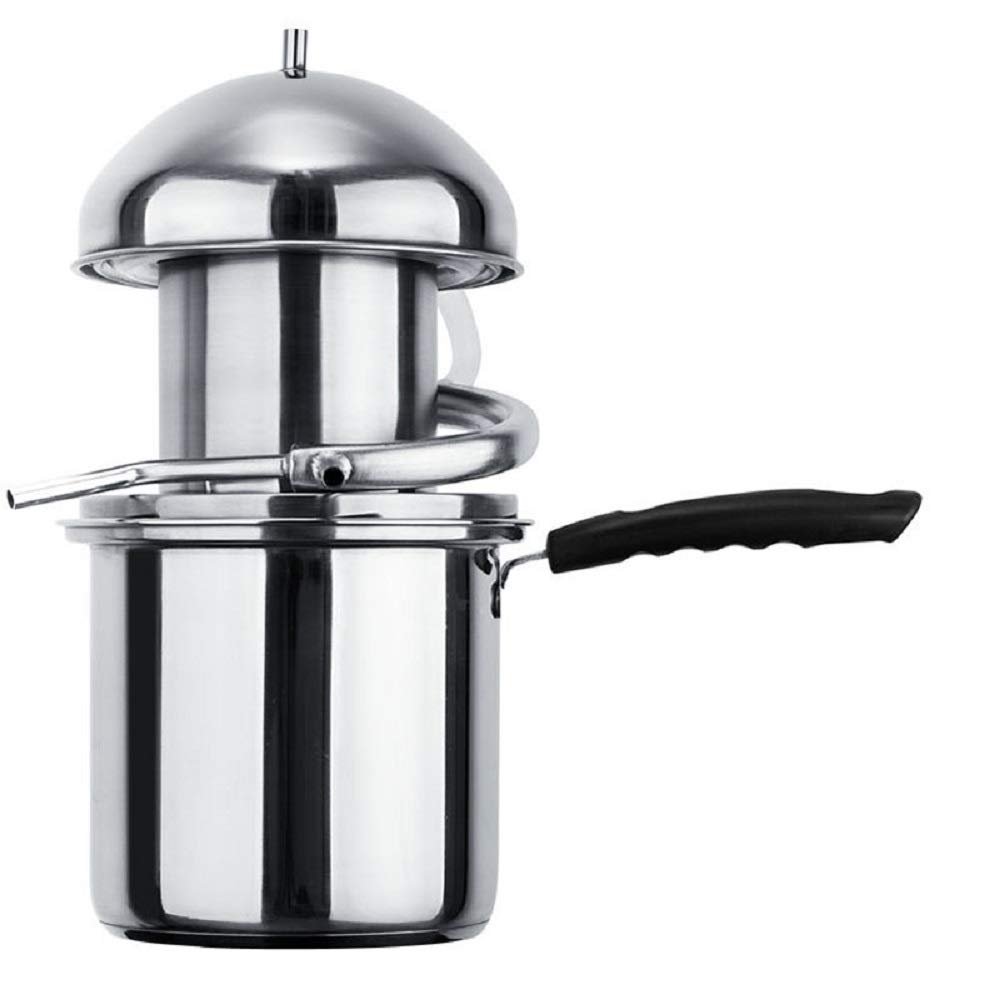 Fayelong 3L Brewery Anti-Stick Pot Distiller Moonshine Still Steamer Tianmu Essential Oil Machine Pure Dew Machine 304 Stainless Steel Volume