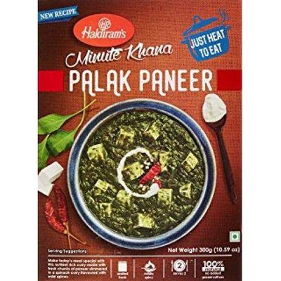 Haldiram's Minute Khana- Ready to Eat- Palak Paneer- 300G