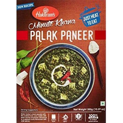 Haldiram's Minute Khana- Ready to Eat- Palak Paneer- 300G