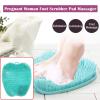 Shower Foot Massager Scrubber, Pregnant Foot Massager Scrubber Pad - Improves Foot Circulation, Foot Bath, Exfoliation, Massage Brush, Foot Cleaner, Non-Slip Foot Massage Mat view 3