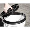 Detailmate GritGuard Professional Wash Bucket Set 5 GAL (Approx. 20 Litres) / Gamma Seal Bucket Lid / Insert / Washboard Gold + WB Red / Black view 2
