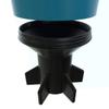 Battle Shakers Mortar Shaker Cup | 20 Oz Leak-Proof Shaker Bottle | Protein Cup with Storage Compartment | Dishwasher Safe & BPA Free Sports Bottle | Blue/Black view 2