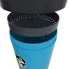 Battle Shakers Mortar Shaker Cup | 20 Oz Leak-Proof Shaker Bottle | Protein Cup with Storage Compartment | Dishwasher Safe & BPA Free Sports Bottle | Blue/Black view 3