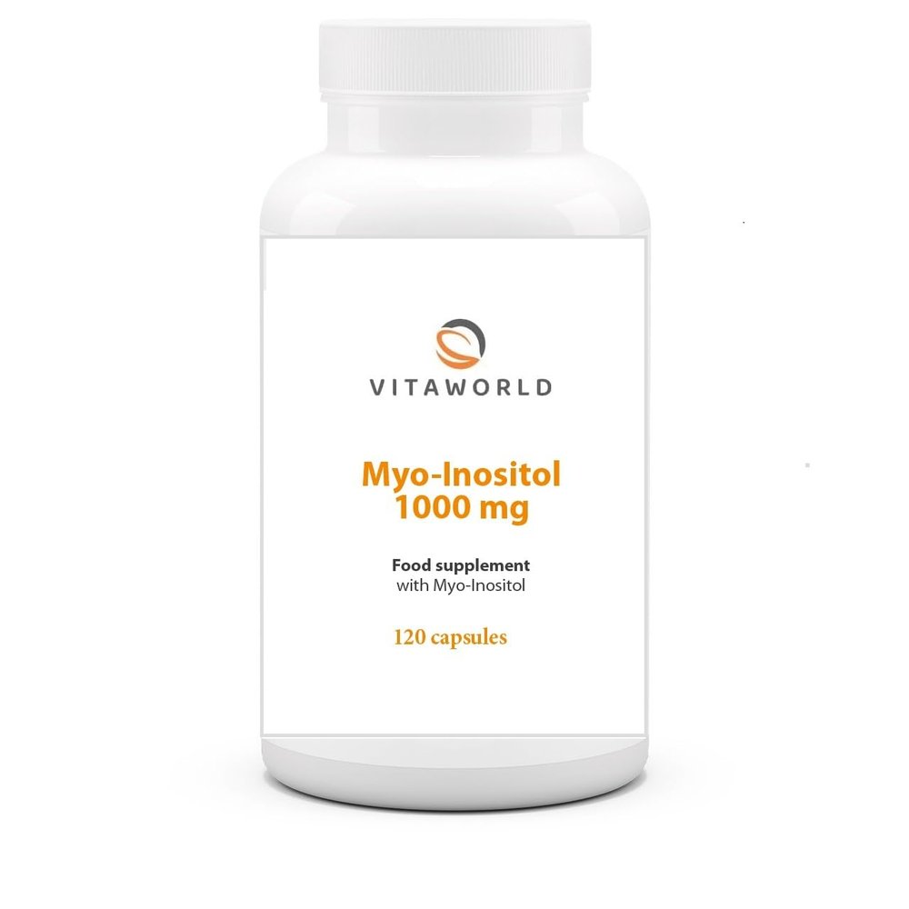3 Pack Vita World Myo Inositol 1000mg 3 x 120 Capsules Made in Germany Vegan