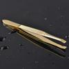 1PCS Eyebrow Tweezers,Professional Gold-Plated Stainless Steel Eyebrow Tweezers view 3