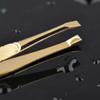 1PCS Eyebrow Tweezers,Professional Gold-Plated Stainless Steel Eyebrow Tweezers view 4