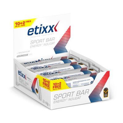 Etixx Energy Sport Bar 12 Units Nougat
