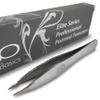 Zizzili Basics Elite Series Pointed Tweezers - Sharp Precision Tips + Surgical Grade Stainless Steel Tweezer for Professional Eyebrow and Facial Hair Removal view 1