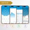 INEVIFIT EROS Bluetooth Body Fat Scale Smart BMI Highly Accurate Digital Bathroom Body Composition Analyzer with Wireless Smartphone APP 180 Kgs 30 x 30 cm (Black) view 4