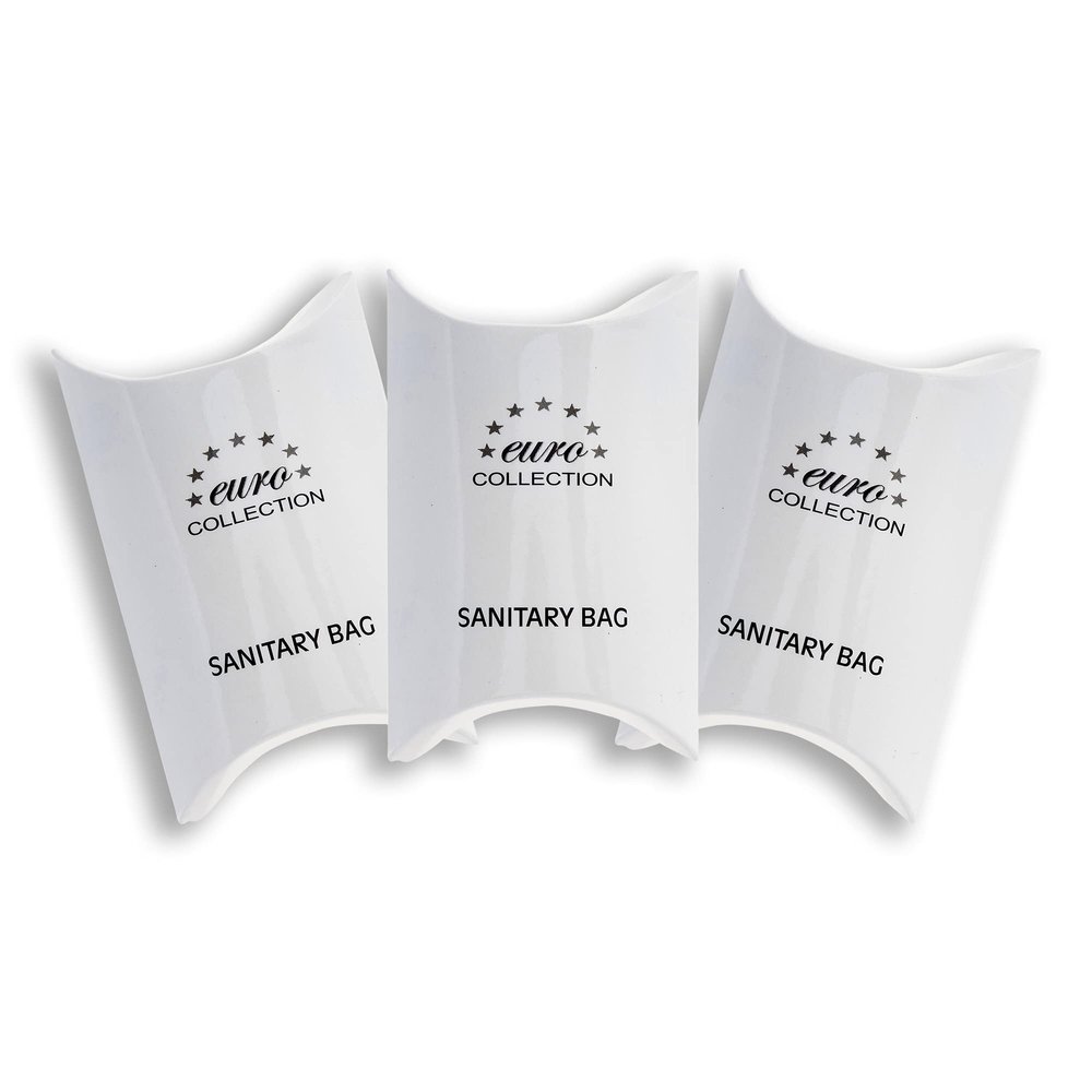 Individually Boxed Sanitary Disposable Bags for Hygienic Incontinence Waste Disposal. Pack of 75 - Euro