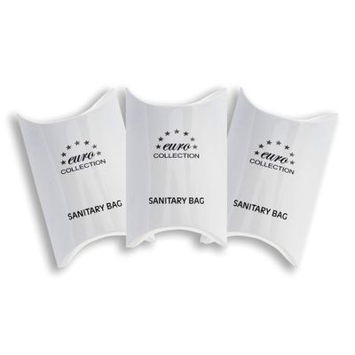 Individually Boxed Sanitary Disposable Bags for Hygienic Incontinence Waste Disposal. Pack of 50 - Euro