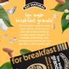 Eat Natural Low Sugar Granola with Wholegrain Oats, Almonds & Seeds Protein Cereal 450g, Pack of 5 High Fibre Oats, Crunchy Buckwheat, Coconut & Coconut Blossom Nectar Vegan Breakfast Granola view 4