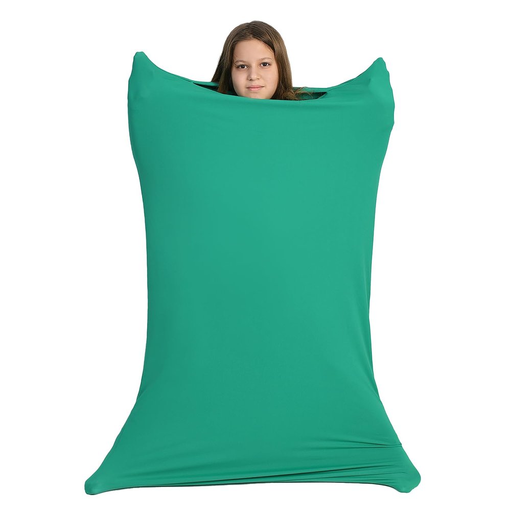 Sensory Owl Body Sock for Kids and Adults Helps with ASD ADHD Relieve Stress Spatial Awareness Aids L 155 cm Green
