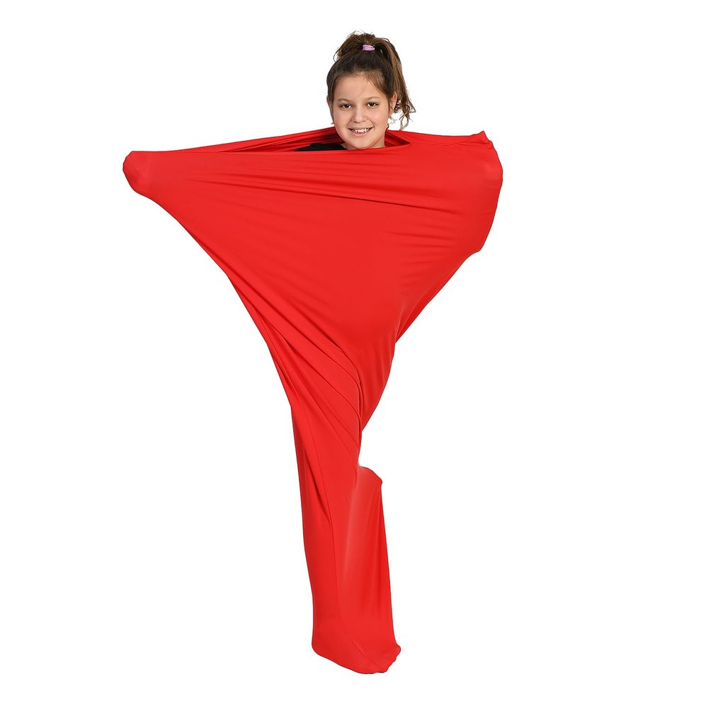Sensory Owl Body Sock for Kids and Adults Helps with ASD ADHD Relieve Stress Spatial Awareness Aids XXL175 cm Red