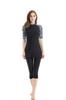 TianMaiGeLun Modest Swimwear for Women's Rash Guard Short Sleeve Swimwear Modesty Swimming Costume Surfing Suit Burkini - - XX-Large view 1