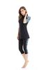 TianMaiGeLun Modest Swimwear for Women's Rash Guard Short Sleeve Swimwear Modesty Swimming Costume Surfing Suit Burkini - - XX-Large view 3