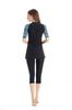 TianMaiGeLun Modest Swimwear for Women's Rash Guard Short Sleeve Swimwear Modesty Swimming Costume Surfing Suit Burkini - - XX-Large view 4