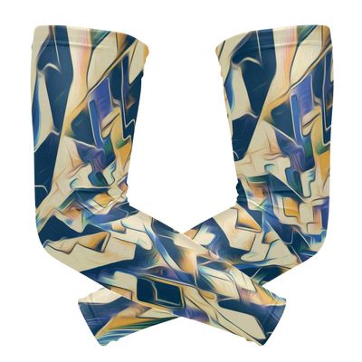 MONTOJ Abstract Pattern Sun Guard Sleeves Cover Up Arm Cooling Sleeve