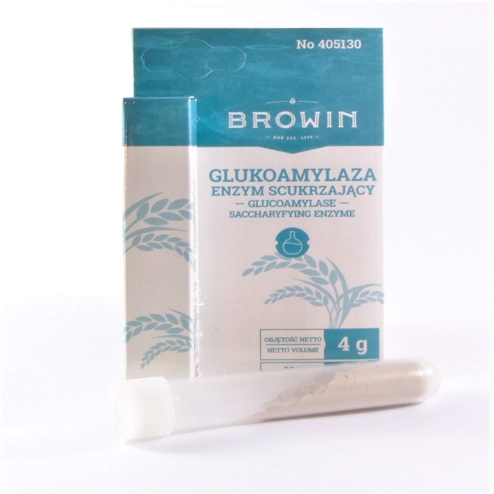 Gluco Amylase Enzyme 4g BROWIN - Saccharifying Enzyme - Recommended to Distillers