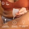 AllMatters Menstrual Cup (Formerly OrganiCup) Mini-Sized, for Teens or Those Who Need a Smaller Size. Award Winning Period Cups view 4