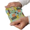 MONTOJ Green Cube Quit Pattern Sun Guard Sleeves Cover Up Arm Cooling Sleeve view 3