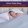 Sensory Bed Sheet for Kids Twin Size Compression Alternative to Weighted Blankets - Help Increase Calm and Comfort - Breathable, Stretchy, Adjustable (Gray, Twin) view 4