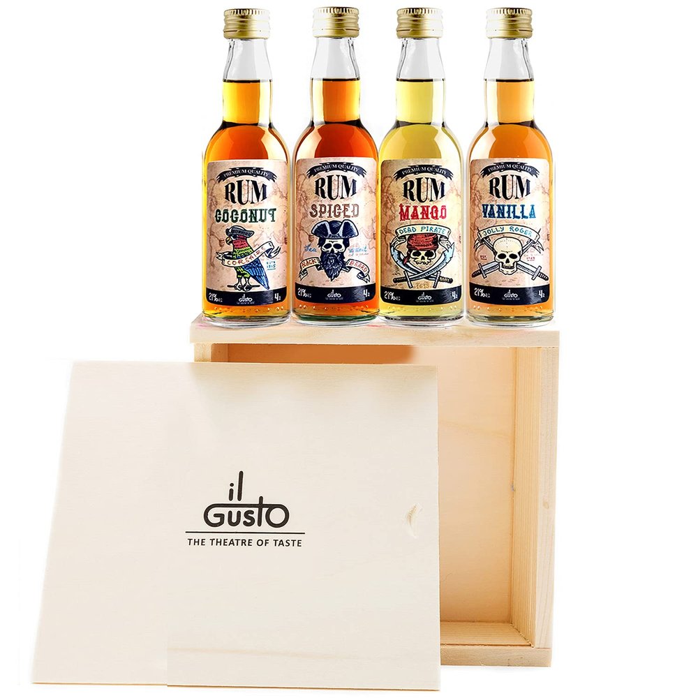 Miniature Rum Gift Set 40 ml (Pack of 4)