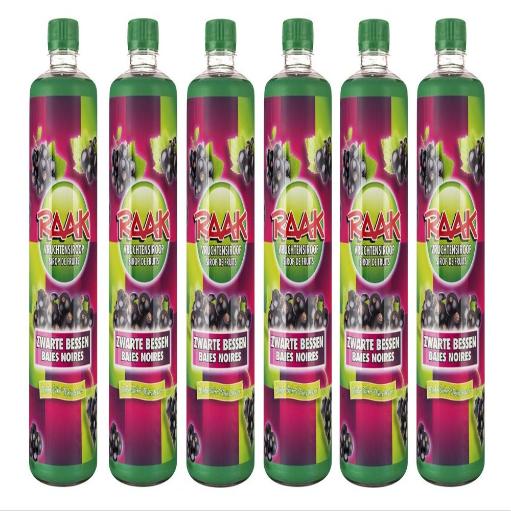 Raak Lemonade Sirup Black Berries Original Dutch 750ML