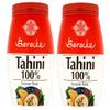 Baracke 100% Sesame Tahini Paste 1kg (2 x 500g), Roated & Stone Ground Ethiopian Humera Sesame Seeds, All Natural, Kosher, Halal, Vegan, Gluten Free. view 1