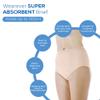 Wearever Super Absorbency (300ml) 1 Pack, Super Brief - Incontinence Pants for Women (3XL, Beige) view 2