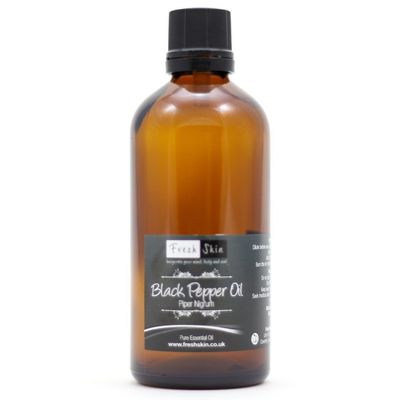 100ml Black Pepper Essential Oil - Freshskin Beauty LTD | 100% Pure & Natural Essential Oils