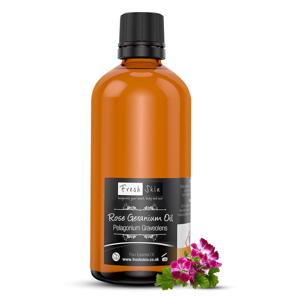 100ml Rose Geranium Essential Oil - Freshskin Beauty LTD | 100% Pure & Natural Essential Oils