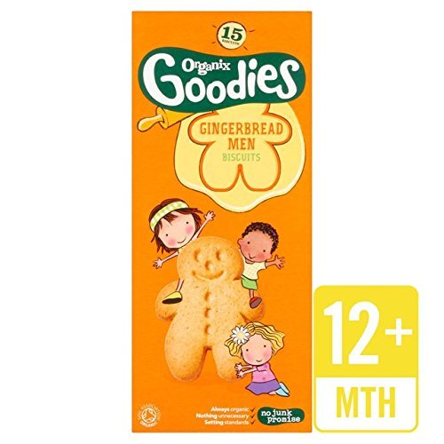 Organix Goodies Gingerbread Men Biscuits 135 g (Pack of 6)