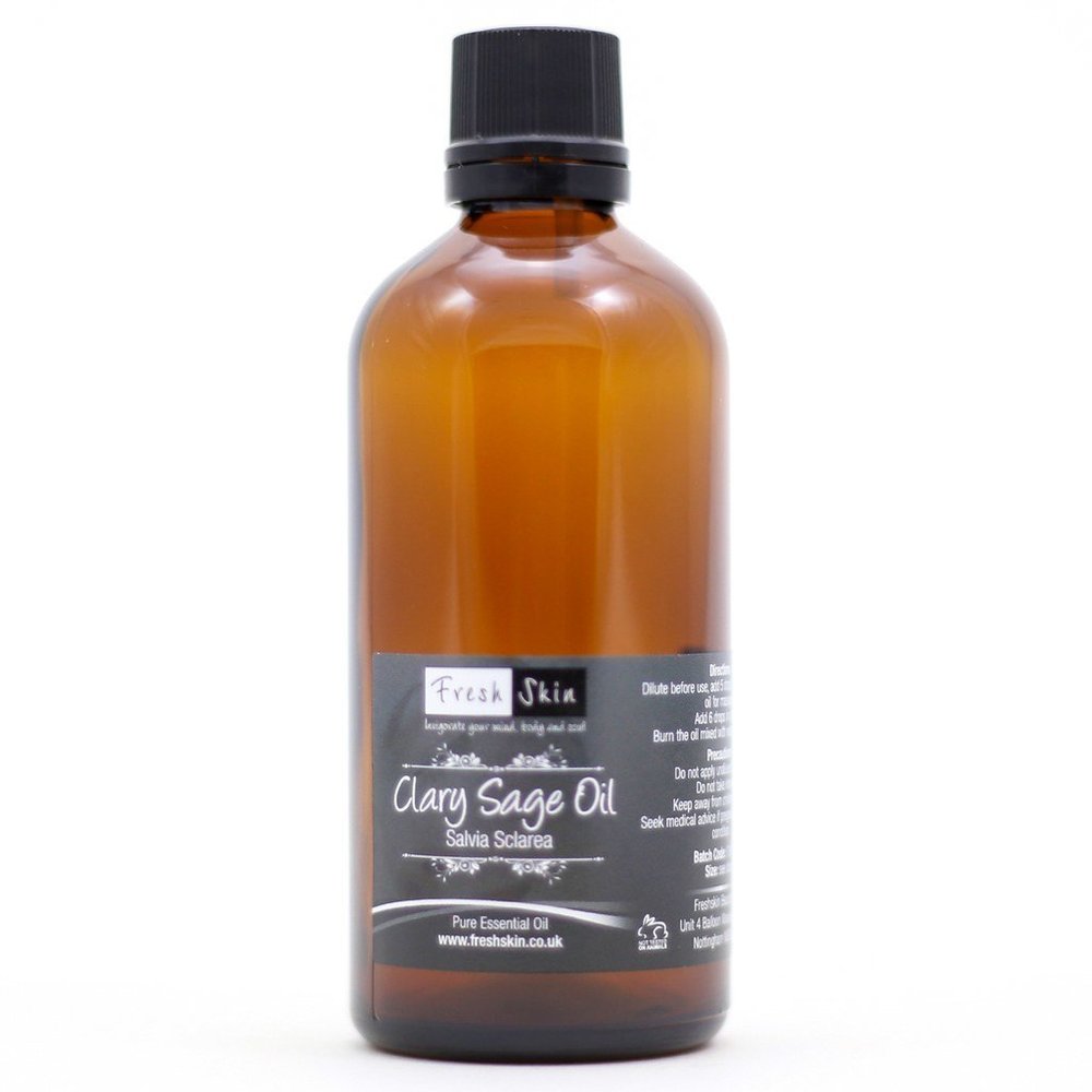 100ml Clary Sage Essential Oil - Freshskin Beauty LTD | 100% Pure & Natural Essential Oils