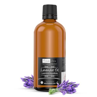 100ml Lavender Essential Oil - Freshskin Beauty LTD | 100% Pure & Natural Essential Oils - Lavender Oil for Sleep, Aromatherapy, Diffusers for Home - Vegan Friendly