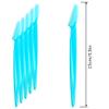 24 Pieces Eyebrow Razor Shaper Trimmer Shaver Women Men Facial Razor with Precision Cover by ACKLLR,Green Pink Yellow view 2