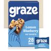 Graze Lemon Blueberry Superfood Oat Boost Bars - Vegetarian Snacks, Whole Oat - Packaging may vary - (28 Snacks - 7 Packs of 4 x 30g) view 1