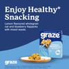 Graze Lemon Blueberry Superfood Oat Boost Bars - Vegetarian Snacks, Whole Oat - Packaging may vary - (28 Snacks - 7 Packs of 4 x 30g) view 2