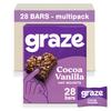 Graze Cocoa Vanilla Protein Oat Boost Bars - Vegan Snacks, Whole Oats & Natural Flavours- Packaging may vary - (28 Snacks - 7 Packs of 4 x 30g) view 1