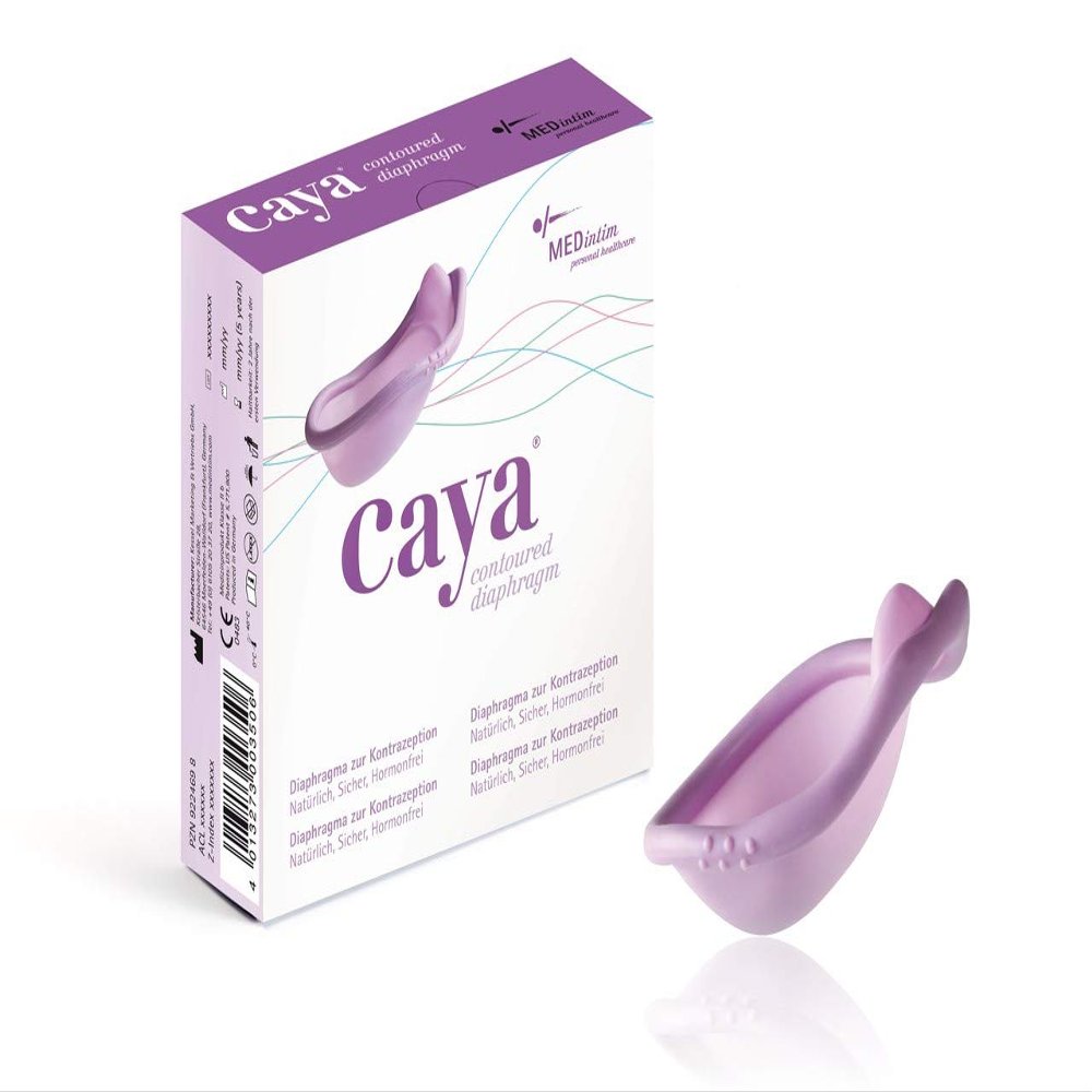 Caya Single Size, Contoured, Contraceptive Diaphragm. UK Only.